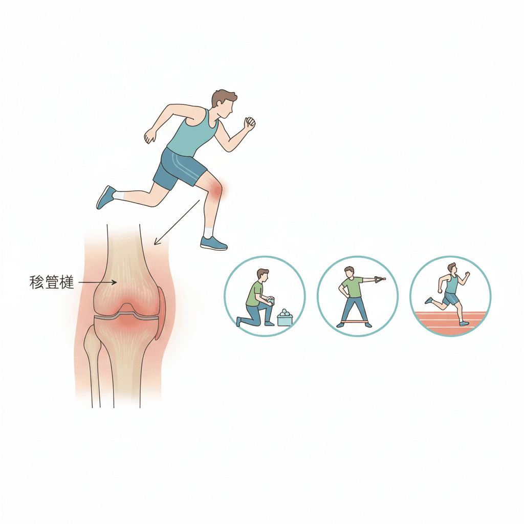 ジャンパー膝（膝蓋腱炎）の症状・治療・リハビリ｜重症度別スポーツ復帰ガイド