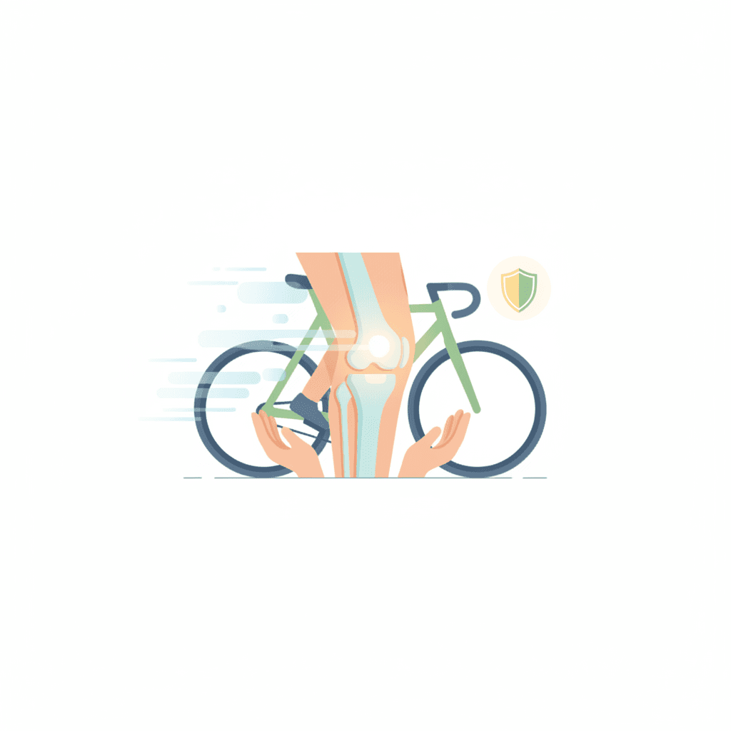 自転車・ロードバイクと膝痛｜サイクリストの膝損傷の原因と対策