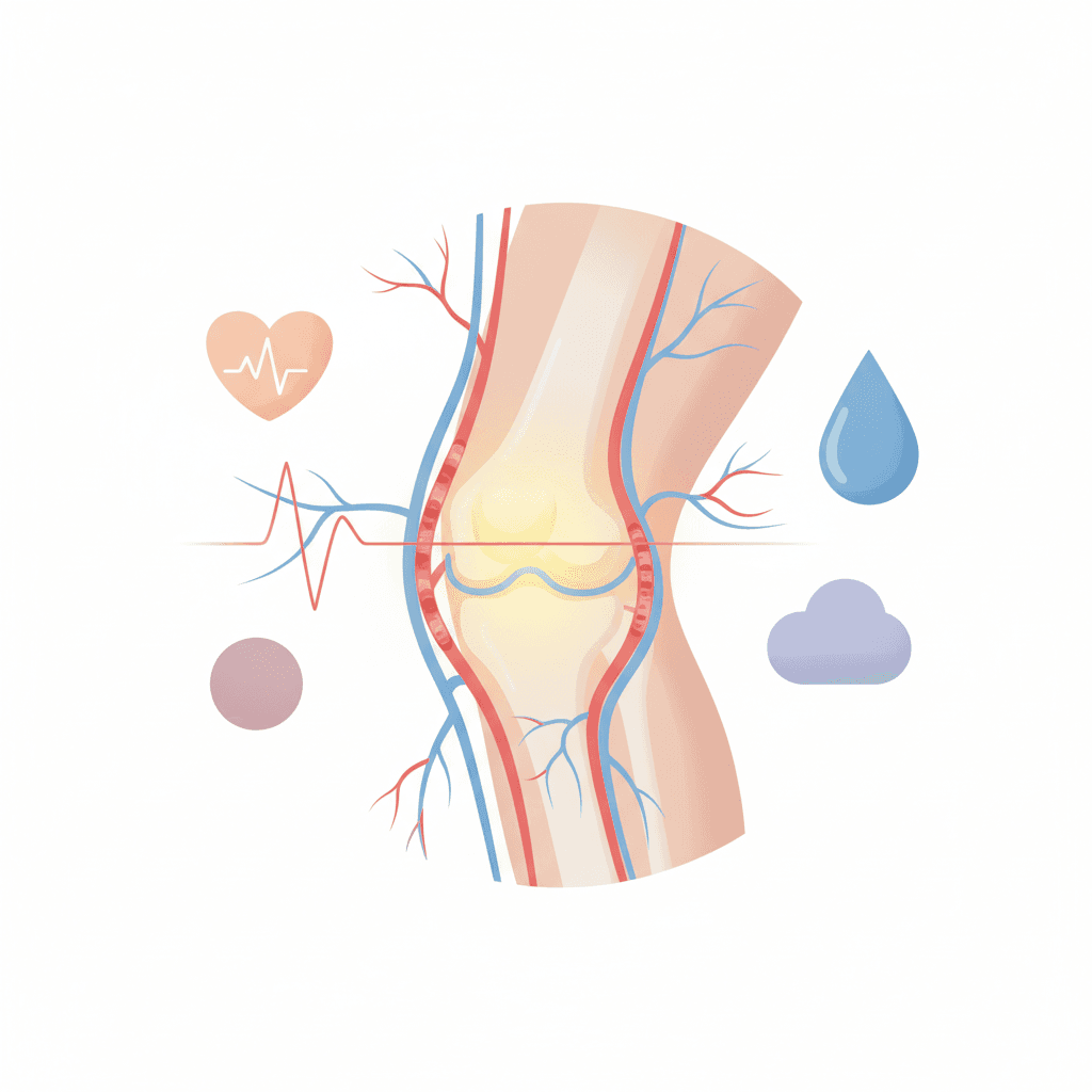 膝痛と高血圧・血管リスクの意外な関係｜変形性膝関節症と動脈硬化