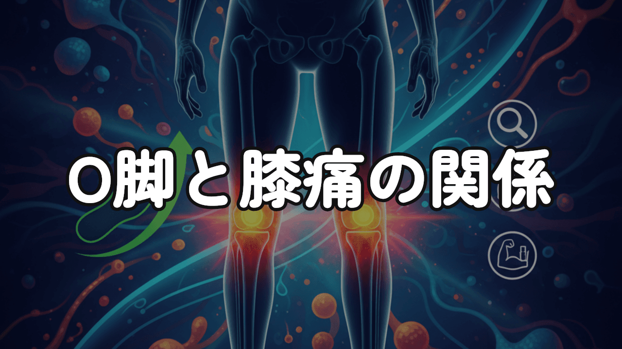 O脚と膝痛の関係｜原因・セルフチェック・矯正法を徹底解説