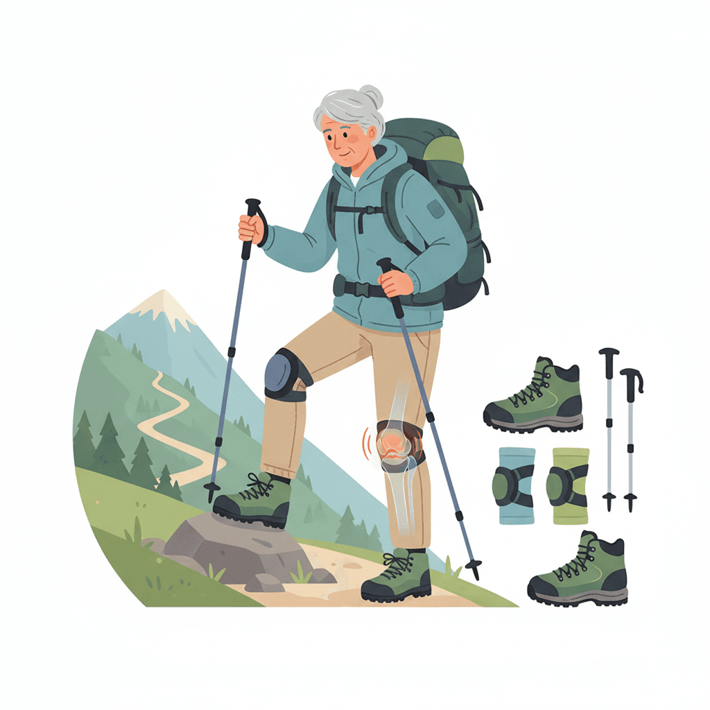 登山・トレッキングと膝痛｜下りで膝を痛める原因と予防の完全ガイド