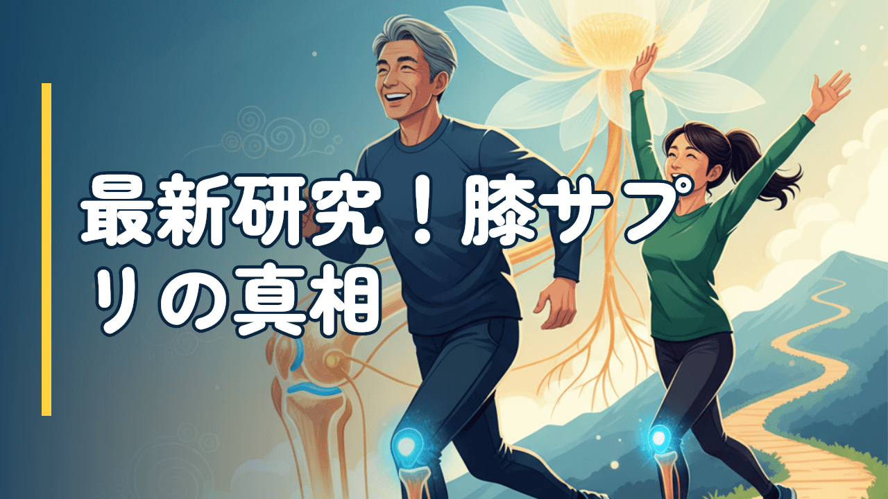 【2025-2026最新】膝サプリの有効性 研究まとめ｜グルコサミン・UC-II