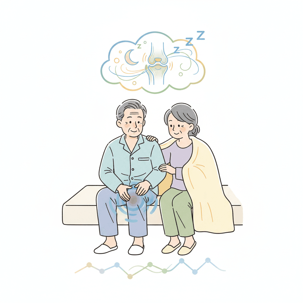 膝痛と睡眠の質｜不眠と慢性膝痛の双方向関係、夜間痛・睡眠時無呼吸症候群への対策を徹底解説