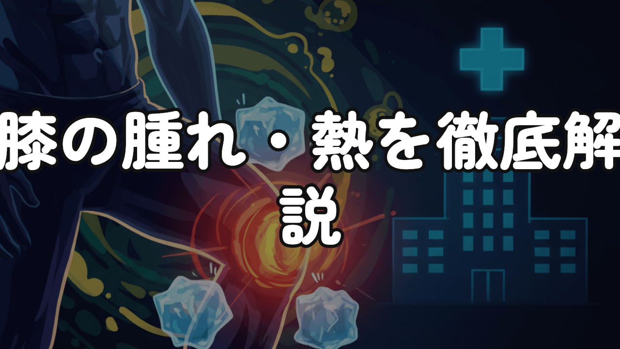 膝が腫れる・熱を持つ｜原因・対処法・受診目安