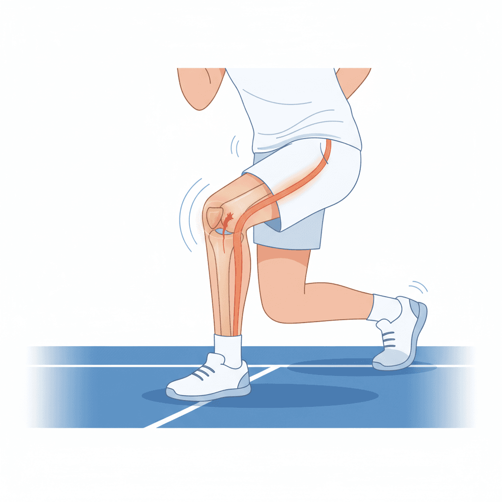 テニスで起きる膝の損傷｜ACL断裂・半月板・腸脛靭帯炎の予防と治療