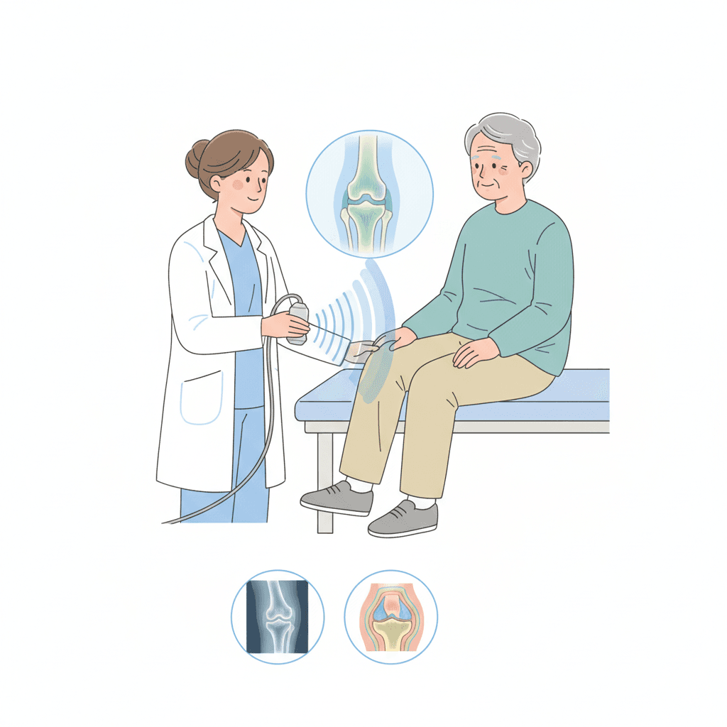 膝の超音波（エコー）検査｜MRI・レントゲンとの使い分けと診断できること