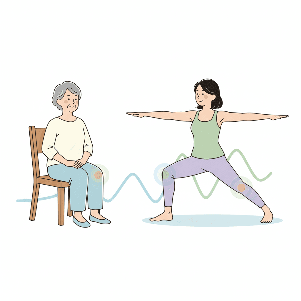 ヨガと膝OA｜変形性膝関節症の運動療法 完全ガイド