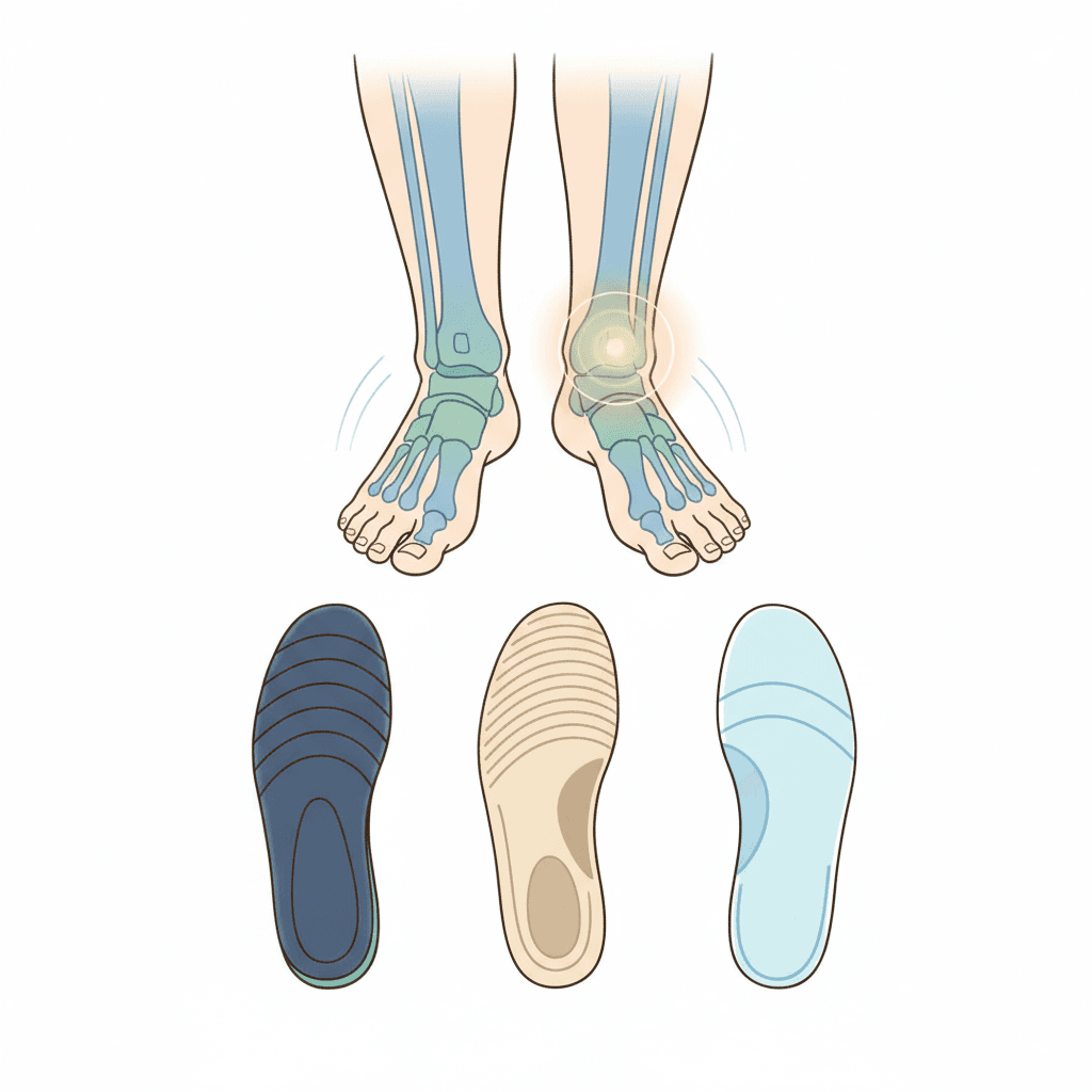 膝の痛みに効くインソール｜外側楔状足底板・市販・オーダーメイド徹底比較
