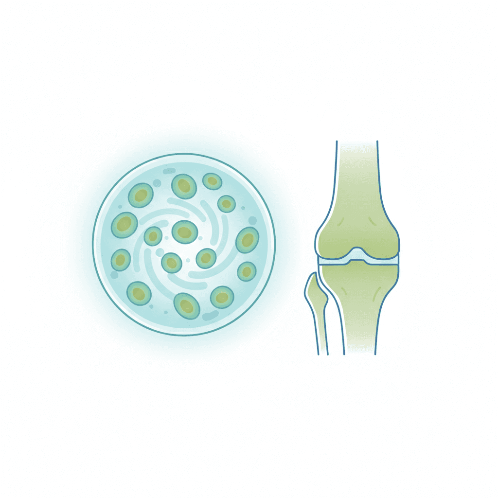 自家培養軟骨ジャックによる膝軟骨再生のイラスト